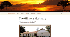 Desktop Screenshot of gilmoresmortuary.com
